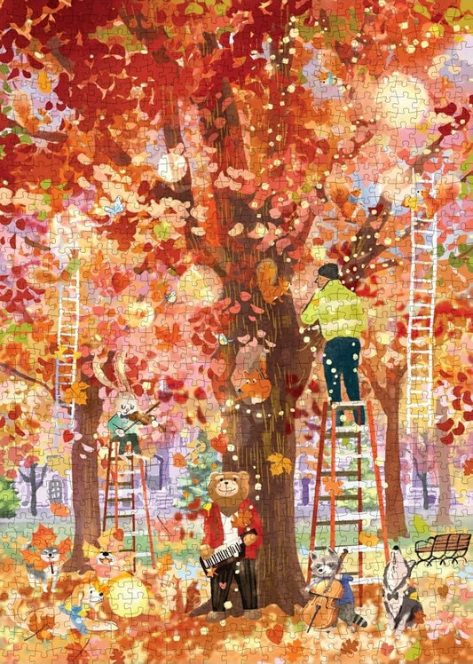 BOTOP - Concert - 1000 Piece Puzzle, colorful illustration, holiday, home decor, Christmas