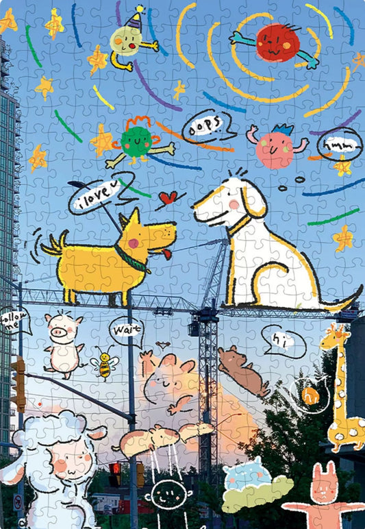 BOTOP - Illusion Spring - 300 Piece Puzzle