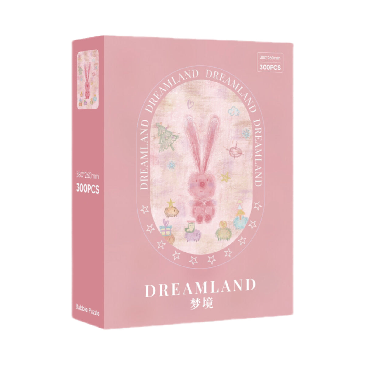 BUBBLE PUZZLE - Dreamland - 300 Piece Puzzle, cute, animal, girl