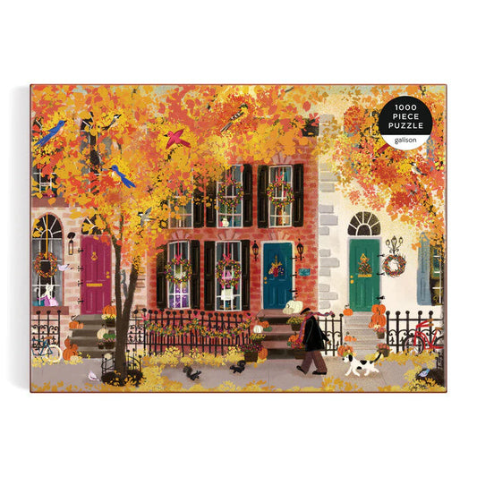 GALISON - Autumn in the Neighborhood - 1000 Piece Puzzle