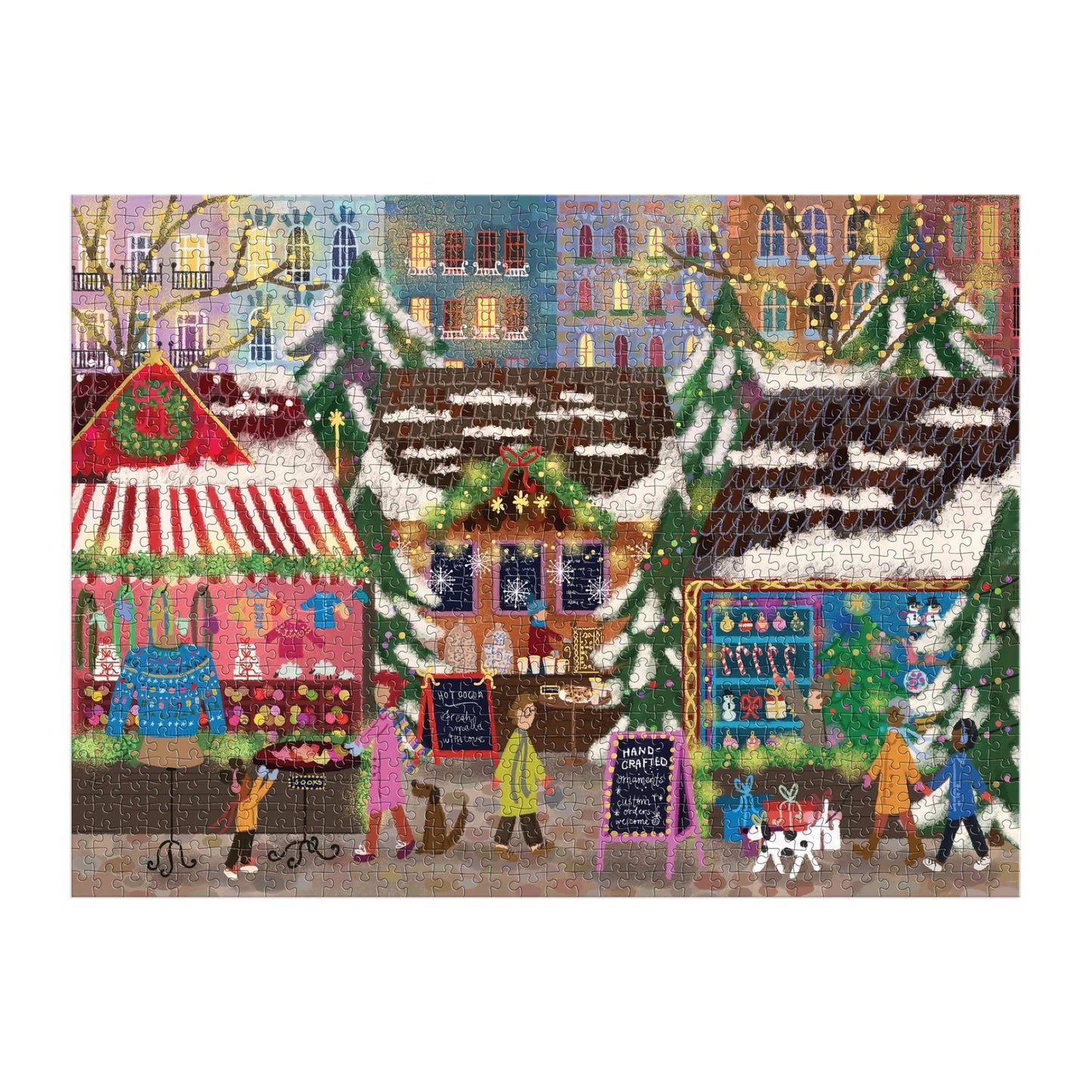 GALISON - Merry Market - 1000 Piece Foil Puzzle