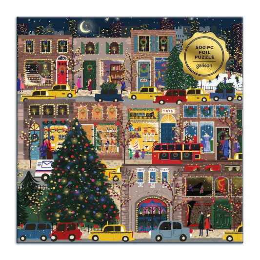 GALISON - Winter Lights - 500 Piece Foil Puzzle
