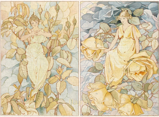 HAPPY PUZZLE - Flower Fairy - 500 Piece Puzzle