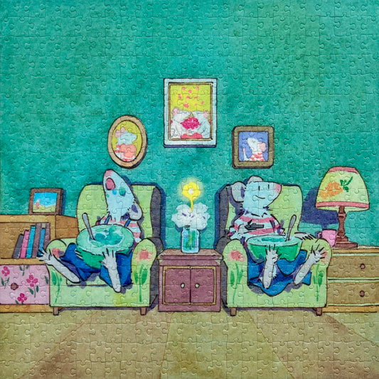 HAPPY PUZZLE - Four Seasons of Mouse: Summer - 500 Piece Puzzle