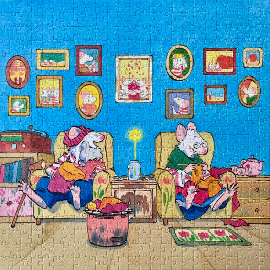 HAPPY PUZZLE - Four Seasons of Mouse: Winter - 500 Piece Puzzle