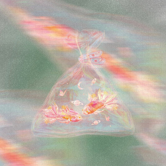 HAPPY PUZZLE - The Dream of a Fish - 702 Piece Puzzle, fish, art, decoration