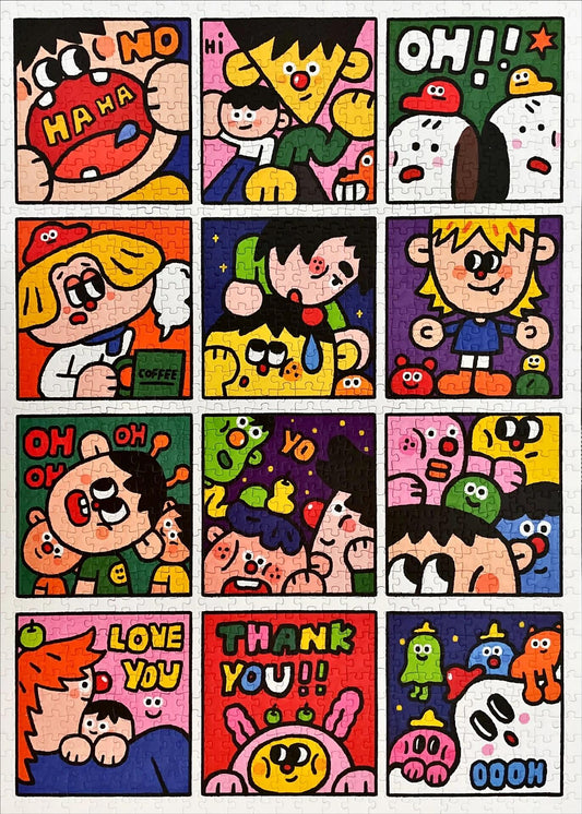 SOULPUZZ - Happy Buddies - 1000 Piece Puzzle