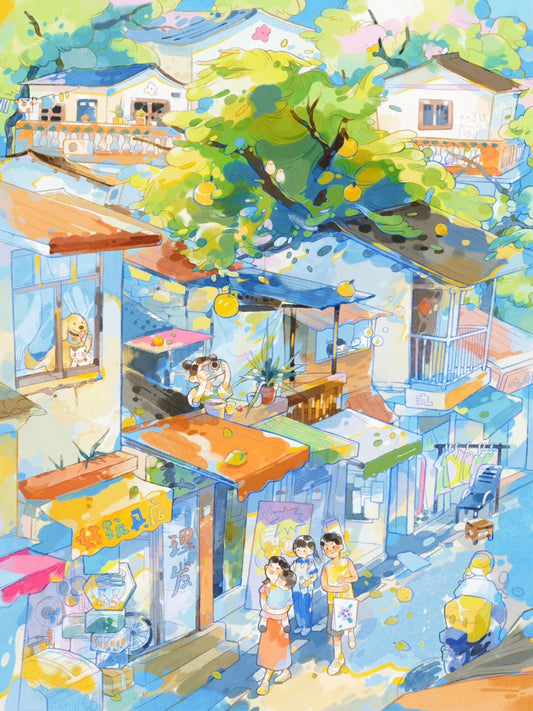 SOULPUZZ - Orange Flavored Summer - 1000 Piece Puzzle