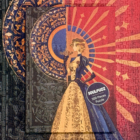 SOULPUZZ - Rose's Sharp Sword - 500 Piece Puzzle, Art, home decoration, adult, woman