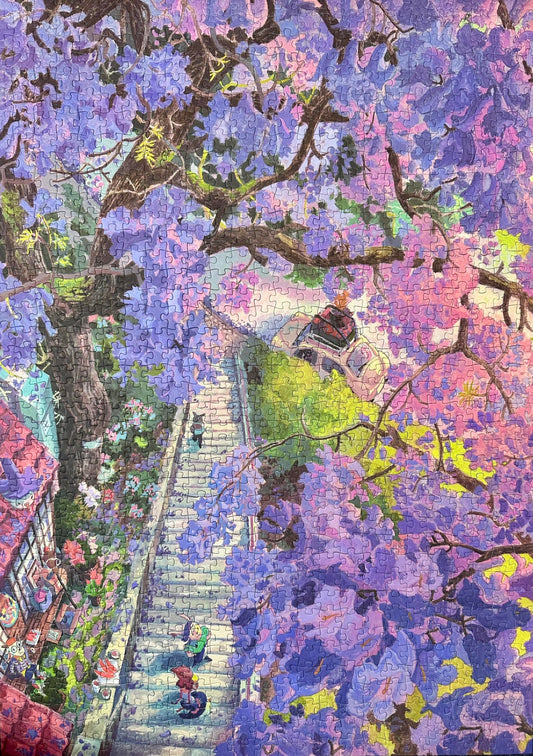 SOULPUZZ - Under the Jacaranda - 1000 Piece Puzzle