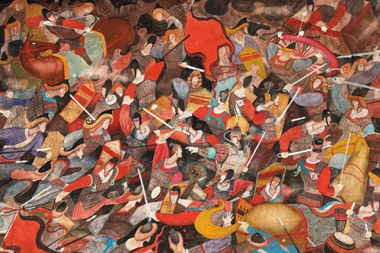 StudiYo! - Battle of Baideng Mountain - 600 Piece Puzzle, history, art