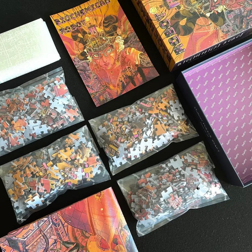 StudiYo! - Biochemical Robot - 600 Piece Puzzle, cyberpunk art