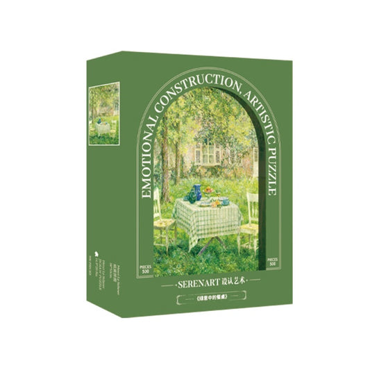 SEREN ART - Table in Greenery - 500 Piece Puzzle