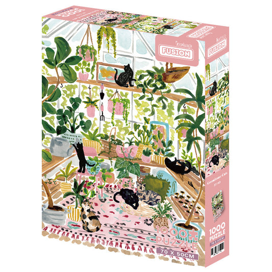 BOTOP - Greenhouse Cats - 1000 Piece Puzzle