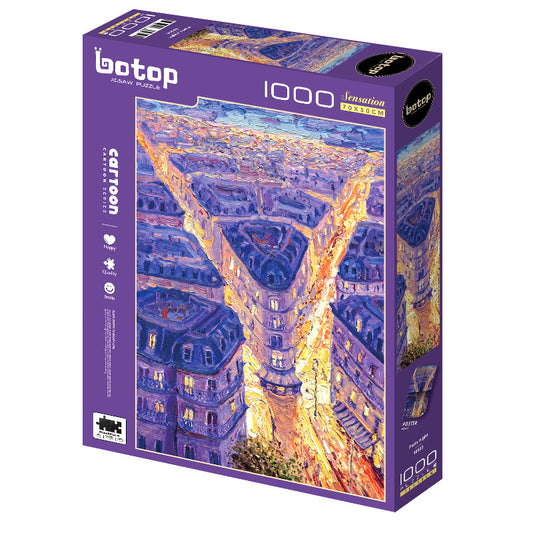 BOTOP - Night in Paris - 1000 Piece Puzzle