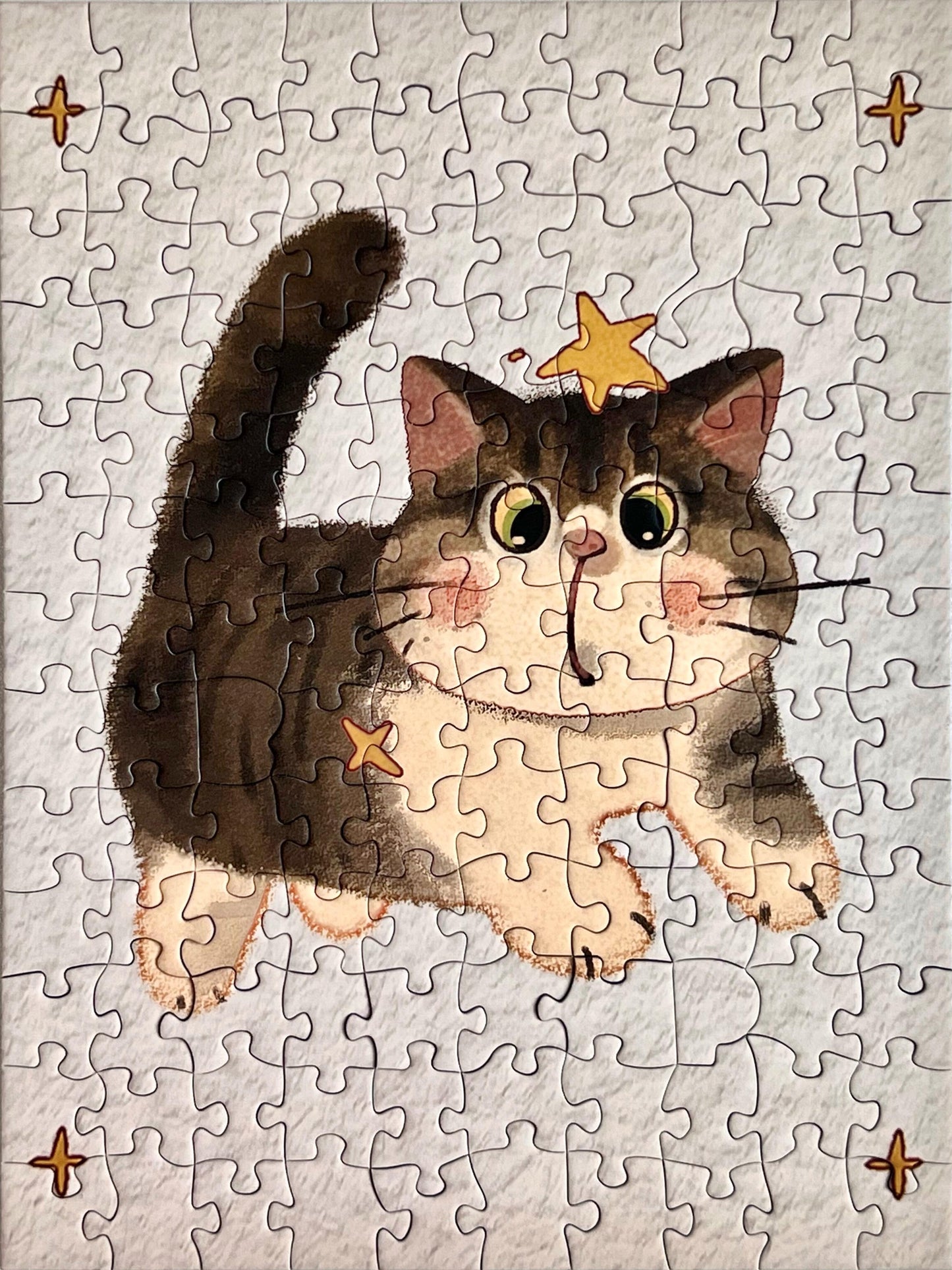BUBBLE PUZZLE - Kitten Series - 130 Piece Puzzle, cat, cute, pet