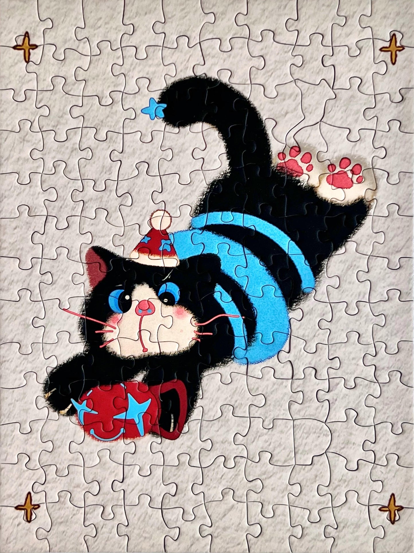 BUBBLE PUZZLE - Kitten Series - 130 Piece Puzzle, cat, cute, pet