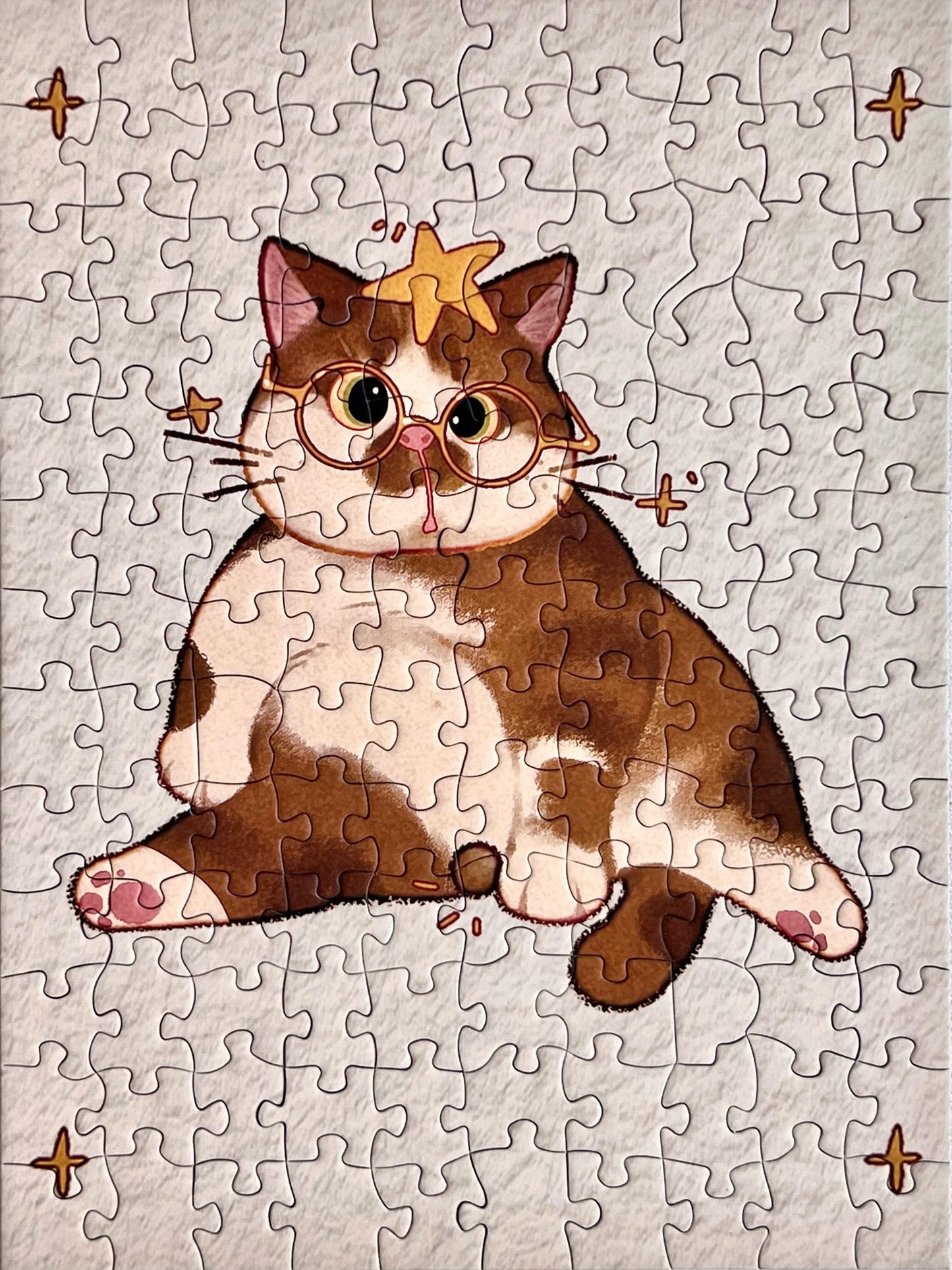 BUBBLE PUZZLE - Kitten Series - 130 Piece Puzzle, cat, cute, pet