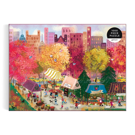 GALISON - Autumn at the City Market - 1000 Piece Puzzle
