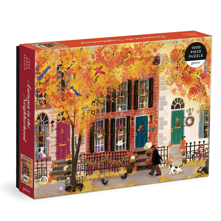 GALISON - Autumn in the Neighborhood - 1000 Piece Puzzle