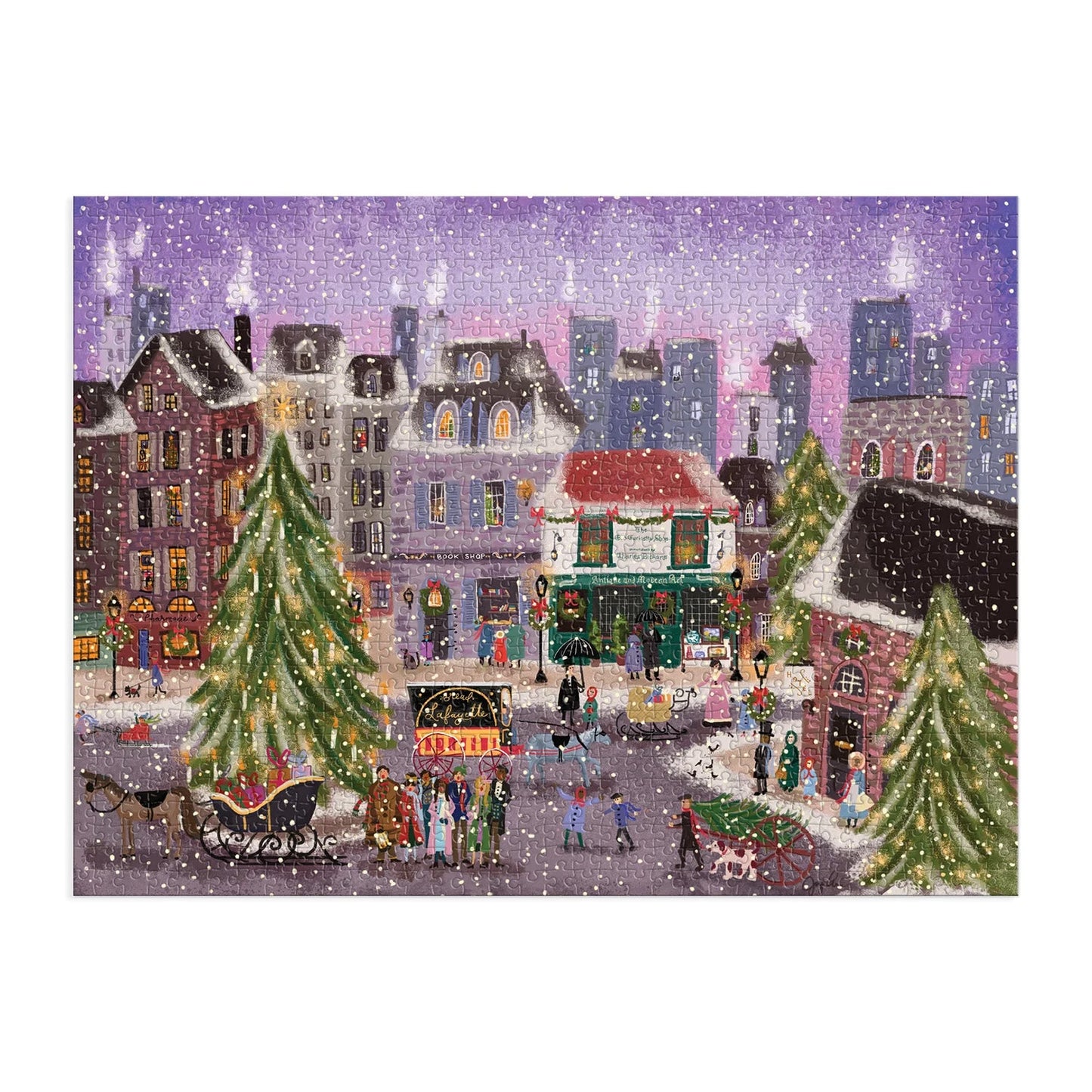 GALISON - Christmas Square - 1000 Piece Puzzle