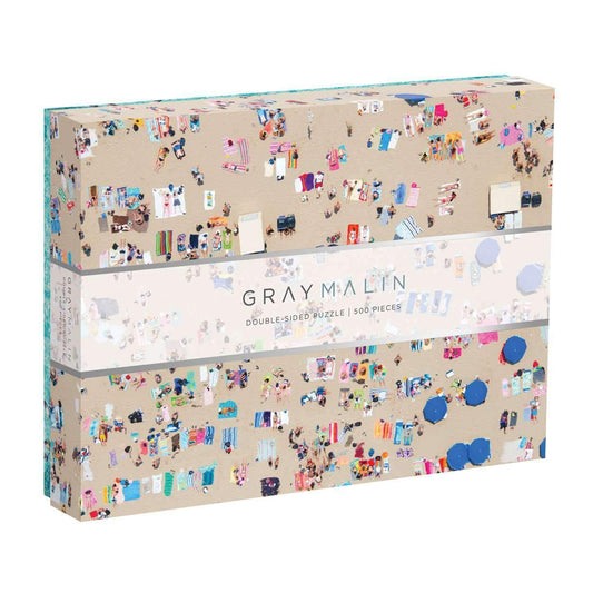 GALISON - Gray Malin The Beach - 500 Piece Double-Sided Puzzle