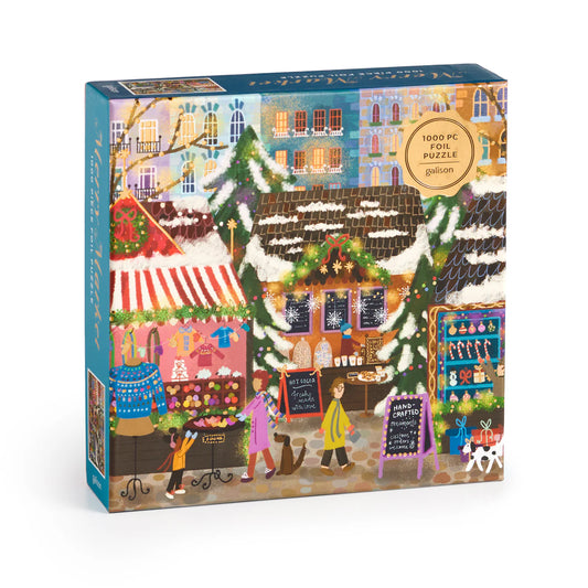 GALISON - Merry Market - 1000 Piece Foil Puzzle
