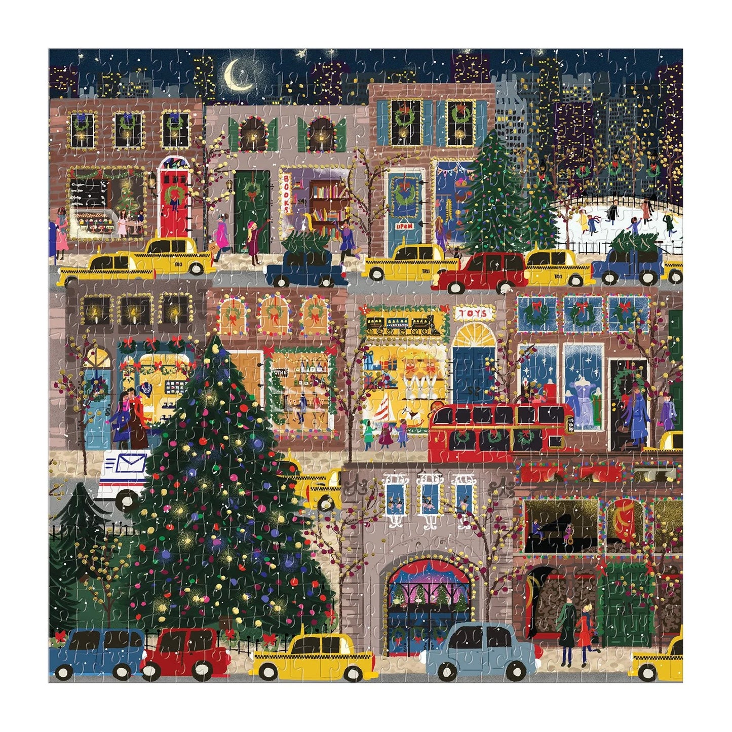 GALISON - Winter Lights - 500 Piece Foil Puzzle