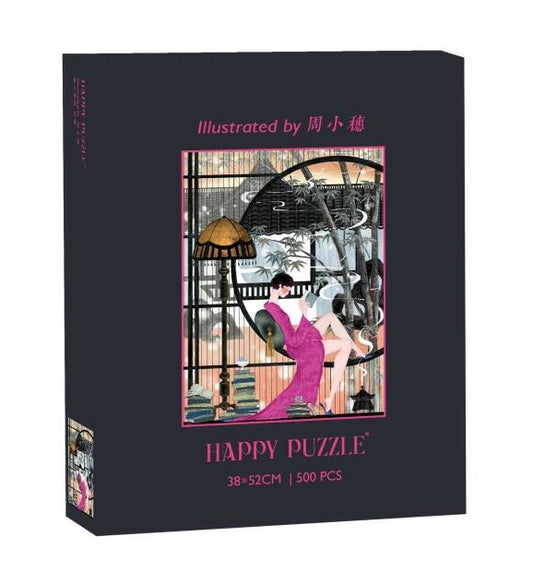 HAPPY PUZZLE - Beauty Series: Red Note - 500 Piece Puzzle