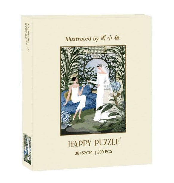 HAPPY PUZZLE - Beauty Series: Wedding Day - 500 Piece Puzzle