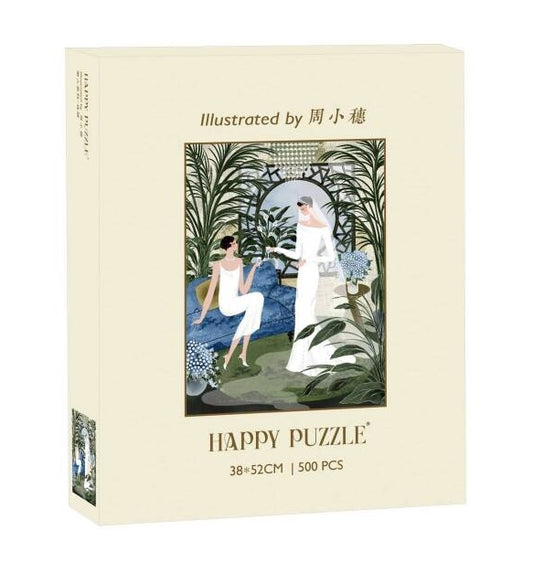 HAPPY PUZZLE - Beauty Series: Wedding Day - 500 Piece Puzzle