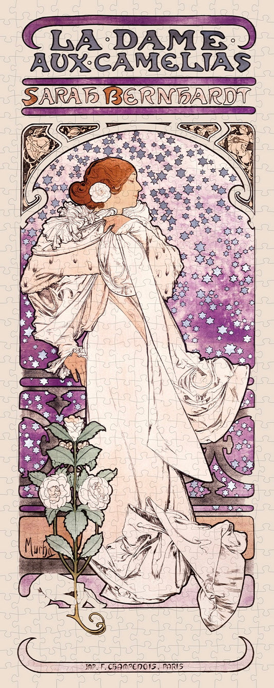 HAPPY PUZZLE - La Dame Aux Camélias/Camellia Lady - 504 Piece Puzzle, adult, home decoration, paint