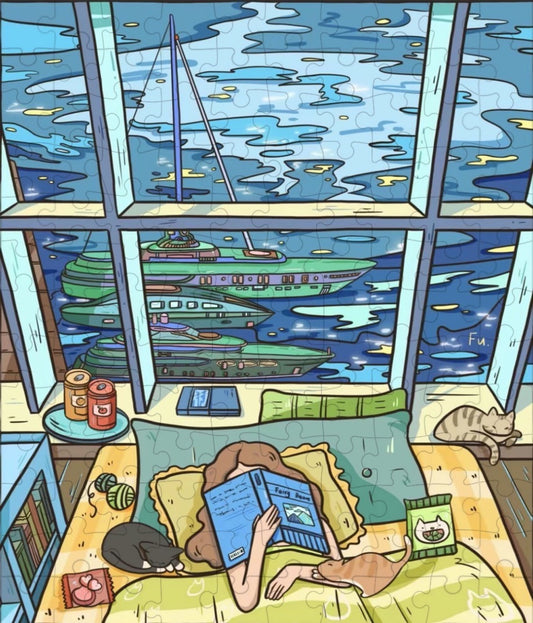 SEREN ART - Home Diary 04 - Seaside Wind - 130 Pieces