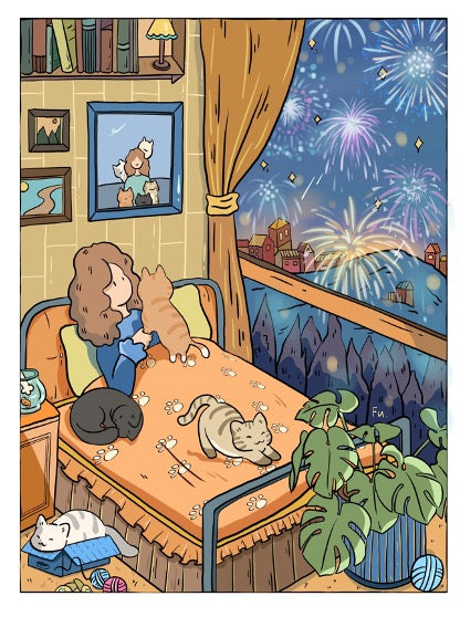 SEREN ART - Home Diary 05 - Fireworks and Stars - 130 Pieces