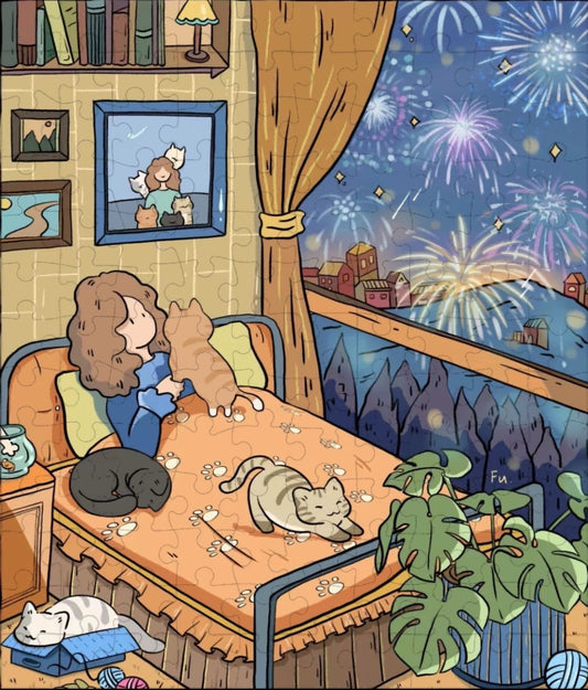 SEREN ART - Home Diary 05 - Fireworks and Stars - 130 Pieces