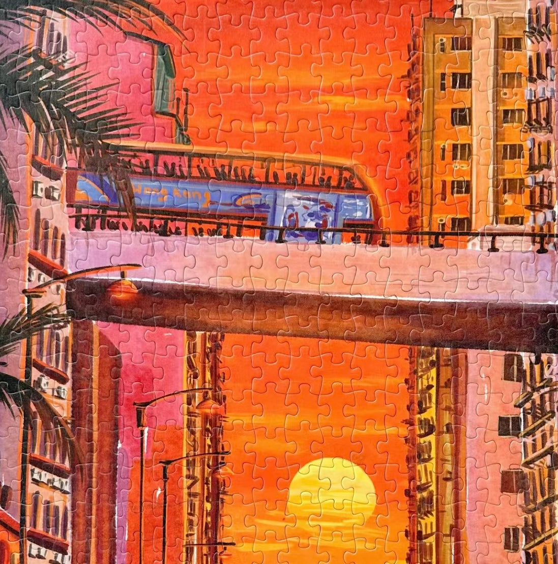 SEREN ART - Sunset Over the City - 500 Pieces