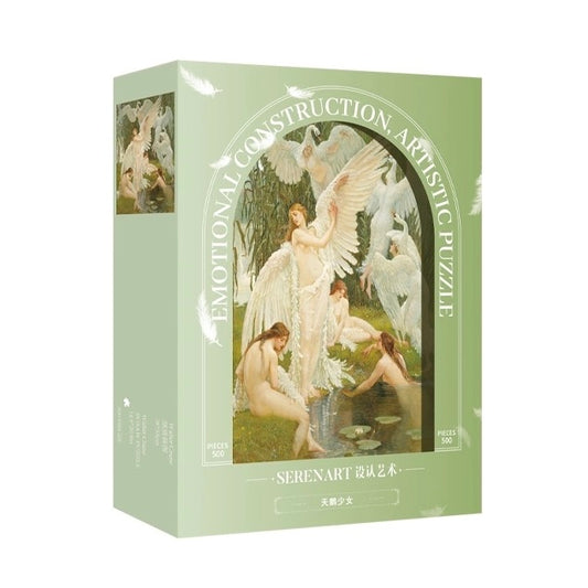 SEREN ART - The Swan Maiden - 500 Piece Puzzle, art, home decor