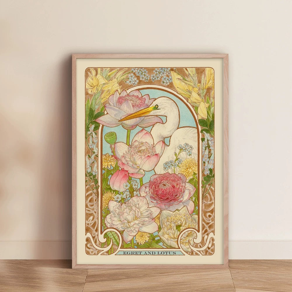 SOULPUZZ - Egret and Lotus - 1000 Piece Puzzle