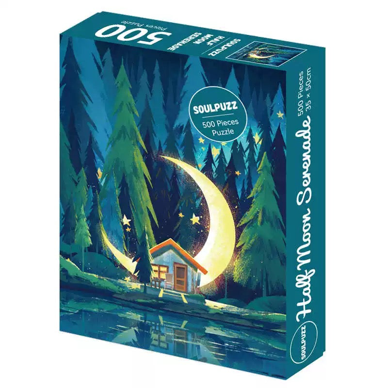 SOULPUZZ - Half Moon Serenade - 500 Piece Puzzle