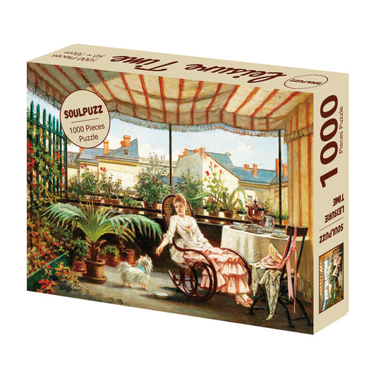 SOULPUZZ - Leisure Time - 1000 Piece Puzzle, relax, afternoon, art, lifestyle