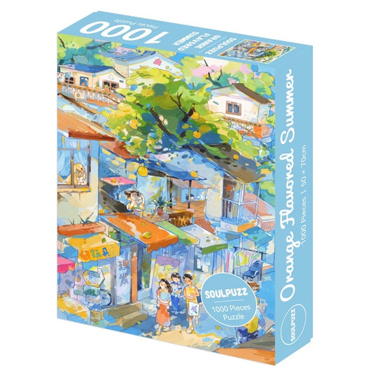 SOULPUZZ - Orange Flavored Summer - 1000 Piece Puzzle
