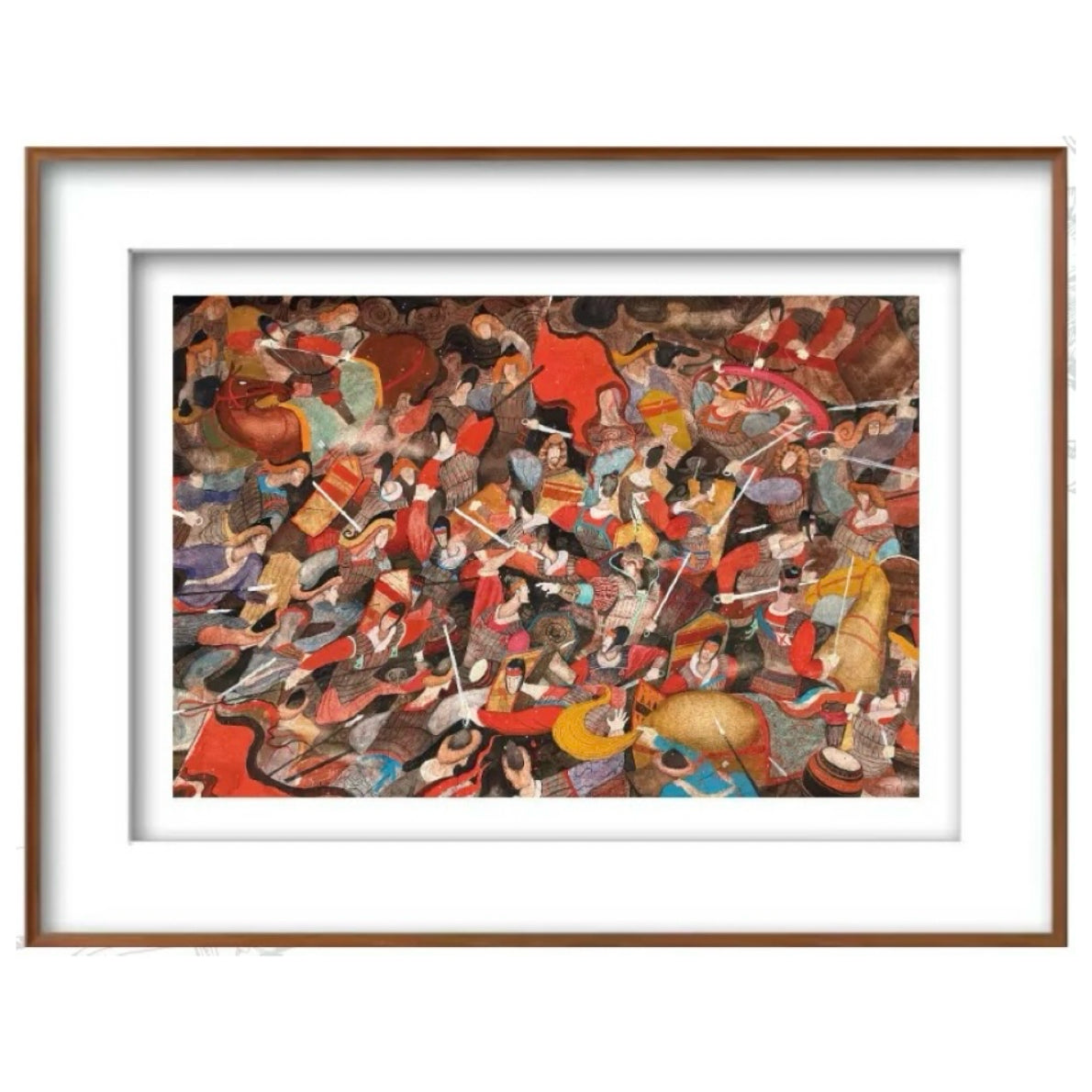 StudiYo! - Battle of Baideng Mountain - 600 Piece Puzzle, history, fight