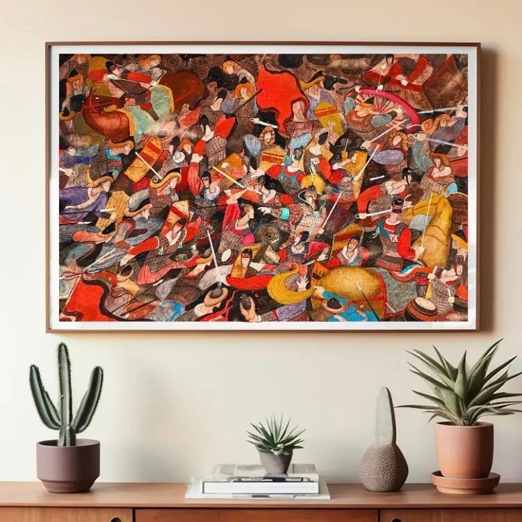 StudiYo! - Battle of Baideng Mountain - 600 Piece Puzzle, history, fight, art