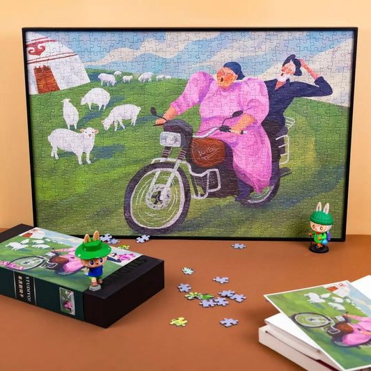 StudiYo! - New Rider of Prairie - 600 Piece Puzzle, art, freedom