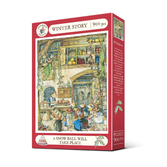 VOX - Brambly Hedge - A Snow Ball Will Take Place - 900 Piece Puzzle