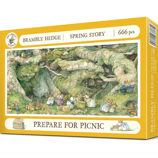VOX - Brambly Hedge - Prepare For Picnic - 666 Pieces Puzzles