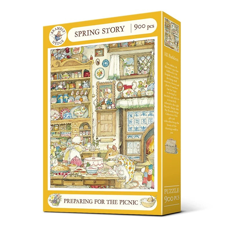 VOX - Brambly Hedge - Preparing for the Picnic - 900 Pieces Puzzles
