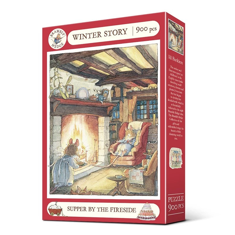 VOX - Brambly Hedge - Supper by the Fire Side - 900 Pieces Puzzles