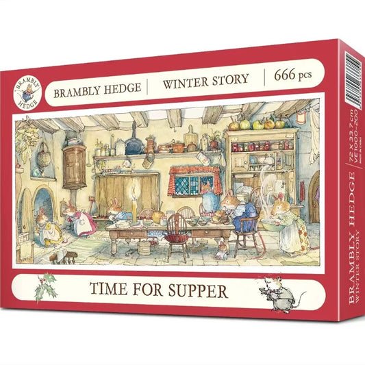 VOX - Brambly Hedge - Time For Supper - 666 Pieces Puzzles