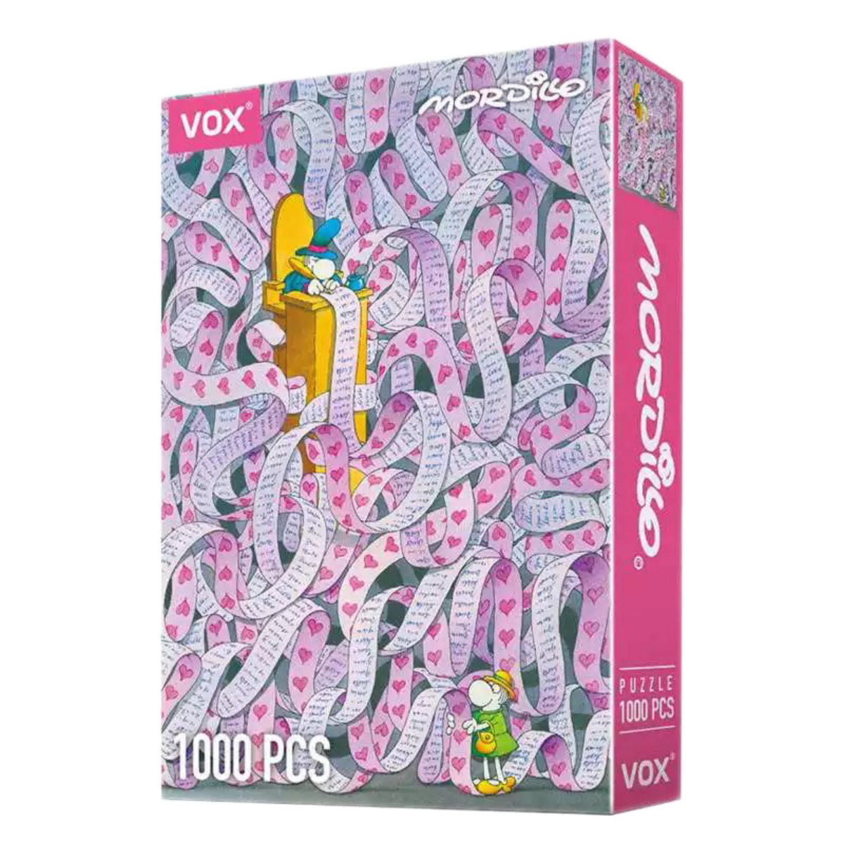 VOX - Love Letter - 1000 Piece Puzzle, cartoon, mordillo